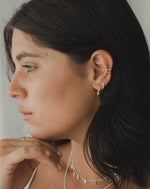 Esme Huggie Hoops Silver