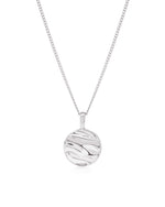 Isla Circle Necklace Silver - PRE ORDER