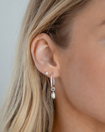Margot Pearl Hoops Gold