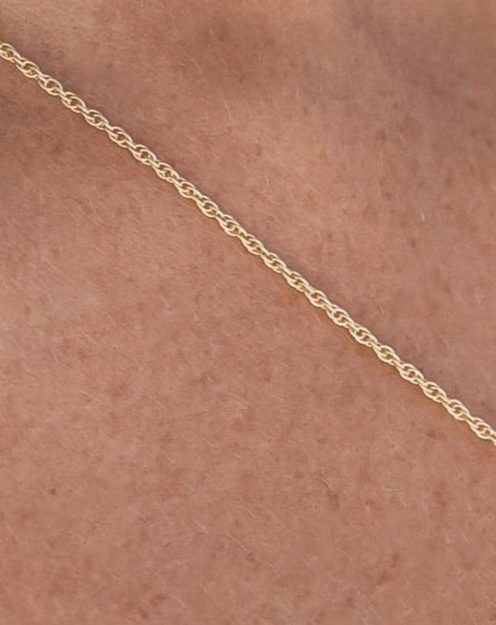 Rope Chain Necklace Gold