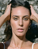 Margot Pearl Hoops Gold