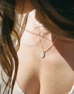 Isla Circle Necklace Silver