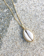 Pandawa Cowrie Shell Necklace Gold - Caja Jewellery
