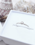 Indah Pearl Ring Silver - Caja Jewellery