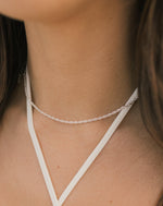 Malia Rope Necklace Silver
