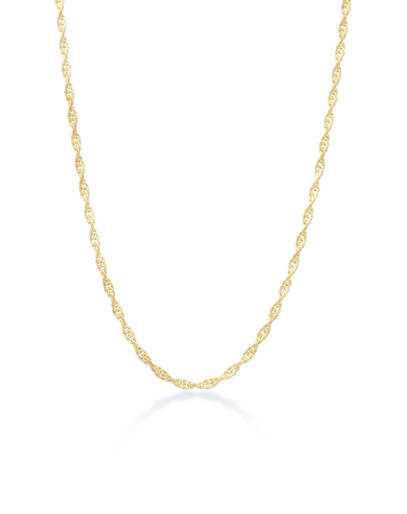 Malia Rope Necklace Gold