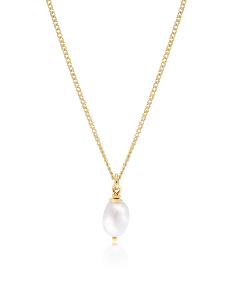 Margot Pearl Necklace Gold Necklaces Caja Jewellery
