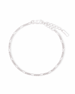 Palermo Figaro Bracelet Silver