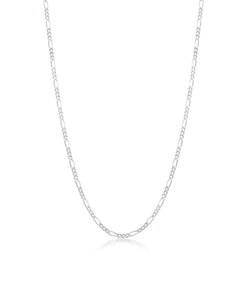 Palermo Figaro Necklace Silver