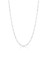 Palermo Figaro Necklace Silver