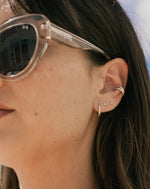 Esme Huggie Hoops Silver